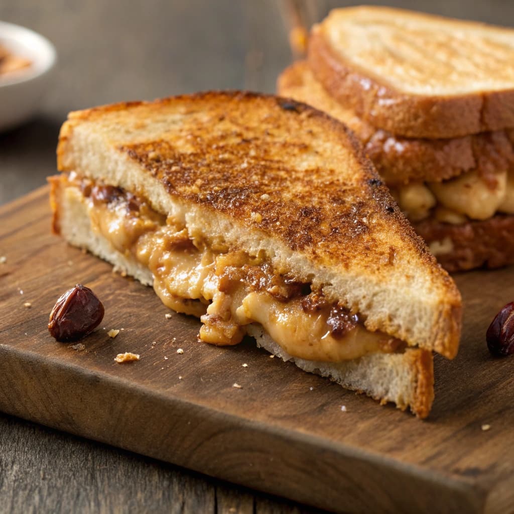 All Days Breakfast Menu - Grilled Peanut Butter & Hazelnut Sandwich